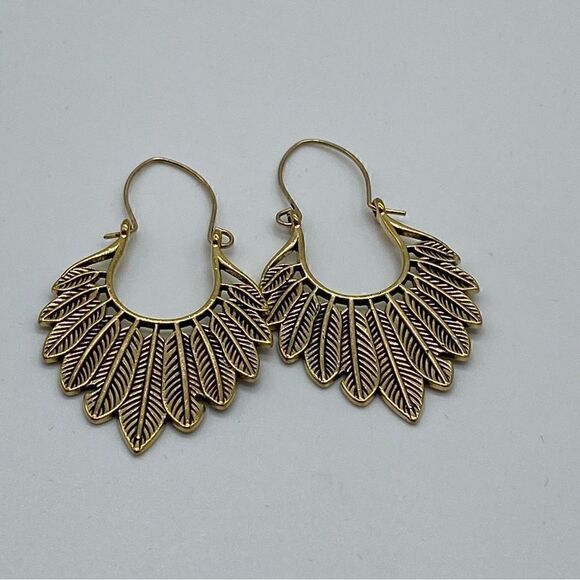 On sale. Retro style antique copper handmade earringsSpecial offer on this item - Picture 4 of 5